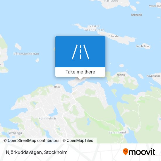 Njörkuddsvägen map