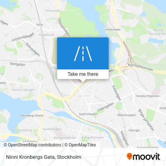 Ninni Kronbergs Gata map