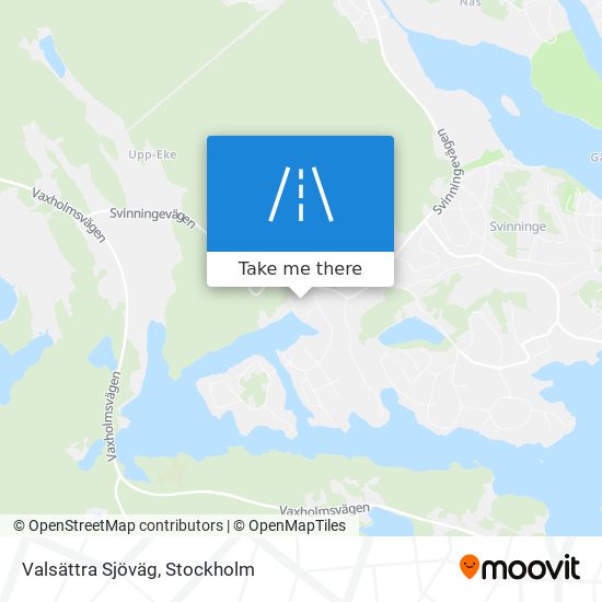 Valsättra Sjöväg map