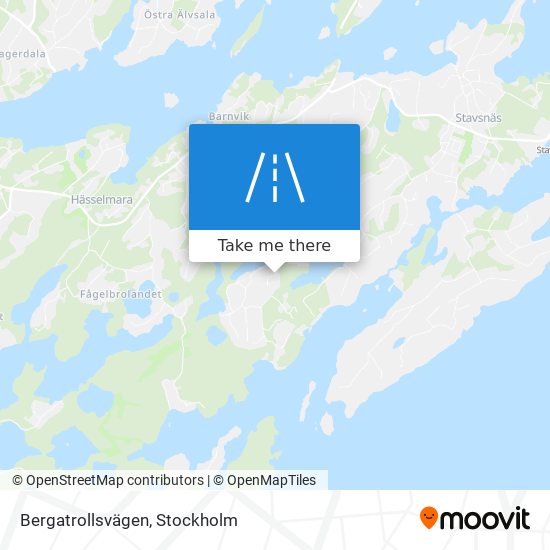 Bergatrollsvägen map