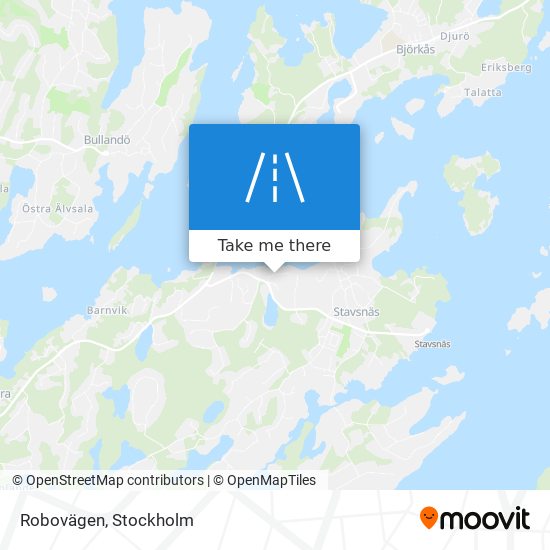 Robovägen map