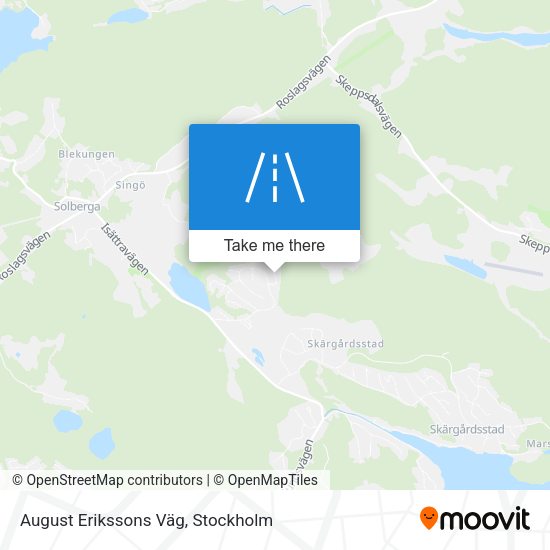 August Erikssons Väg map