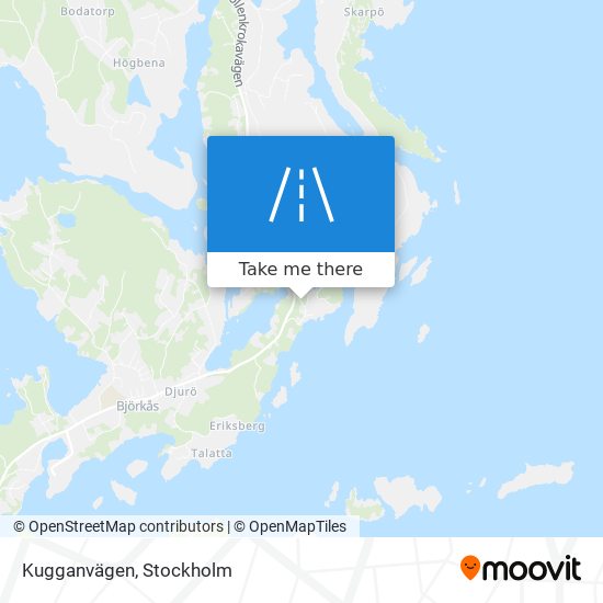 Kugganvägen map