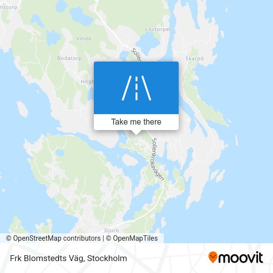 Frk Blomstedts Väg map