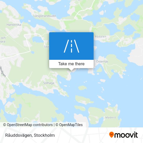 Råuddsvägen map