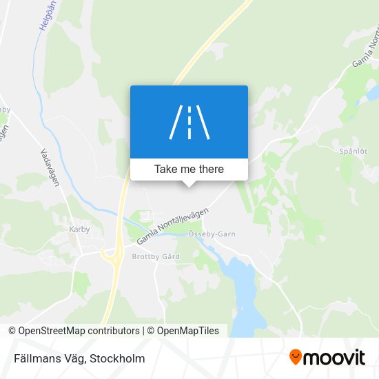 Fällmans Väg map