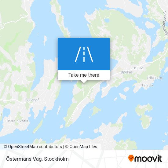 Östermans Väg map