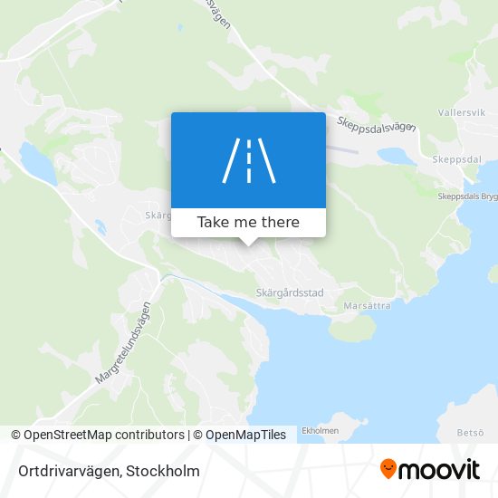 Ortdrivarvägen map