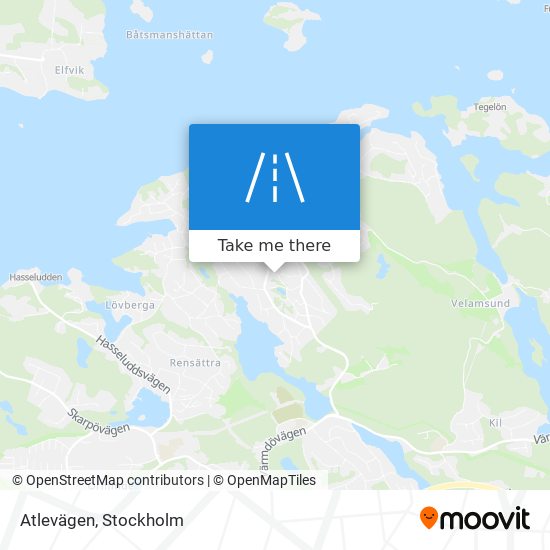 Atlevägen map