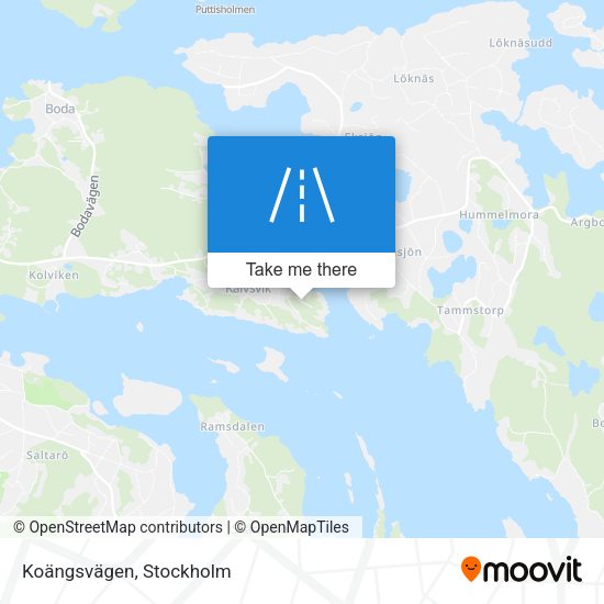 Koängsvägen map