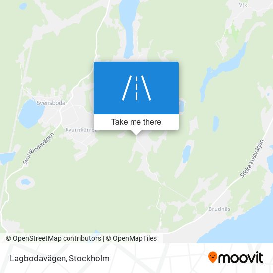 Lagbodavägen map