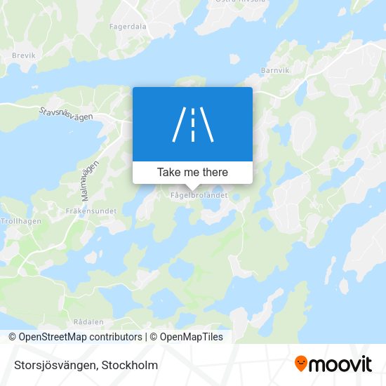 Storsjösvängen map