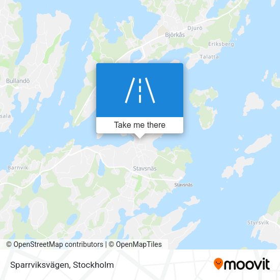 Sparrviksvägen map
