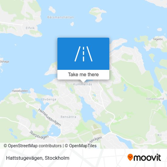 Hattstugevägen map