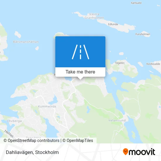 Dahliavägen map