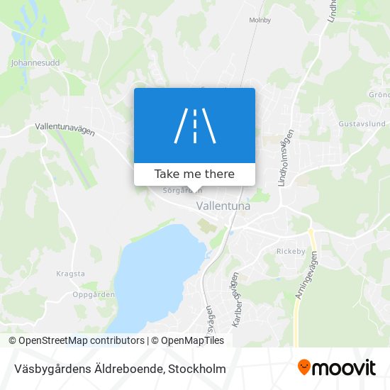 Väsbygårdens Äldreboende map