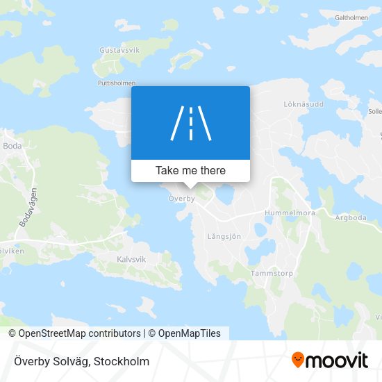 Överby Solväg map