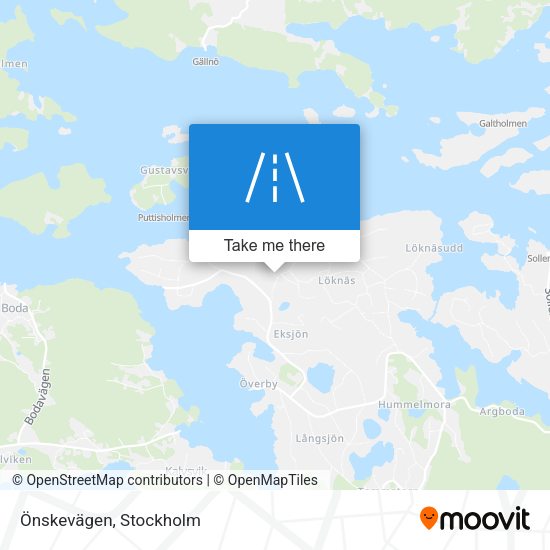 Önskevägen map