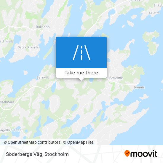 Söderbergs Väg map