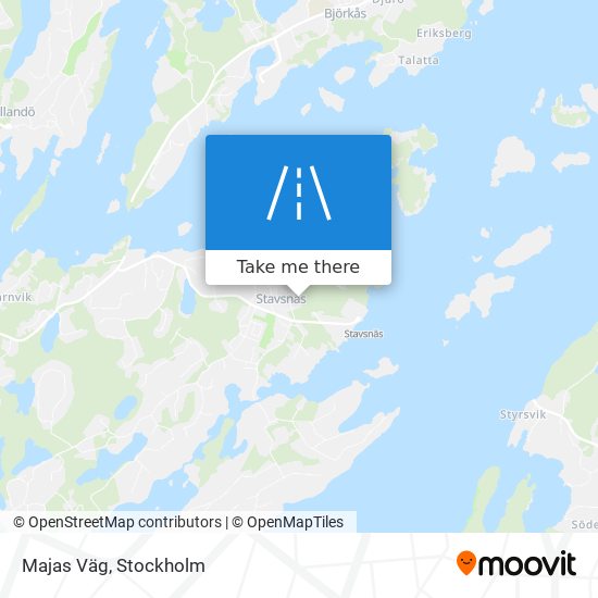 Majas Väg map