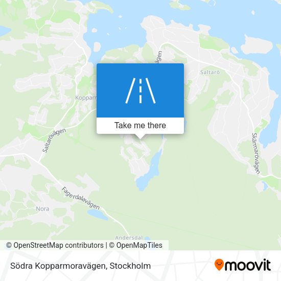 Södra Kopparmoravägen map