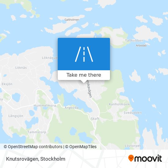 Knutsrovägen map