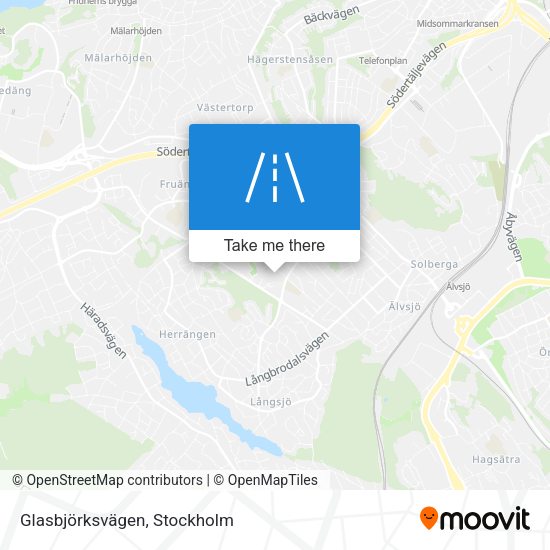 Glasbjörksvägen map