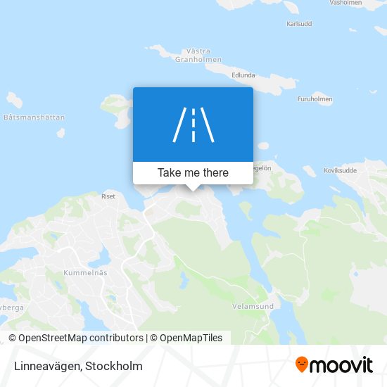 Linneavägen map