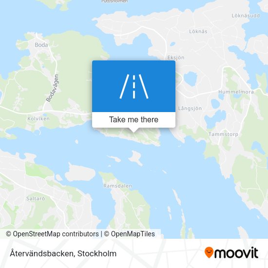 Återvändsbacken map