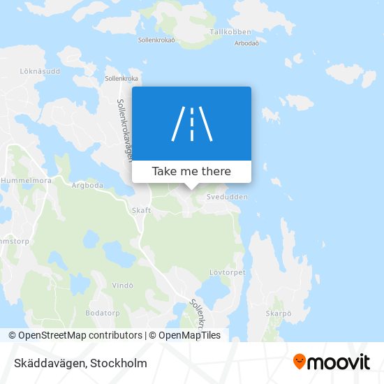 Skäddavägen map