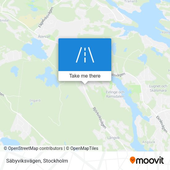 Säbyviksvägen map