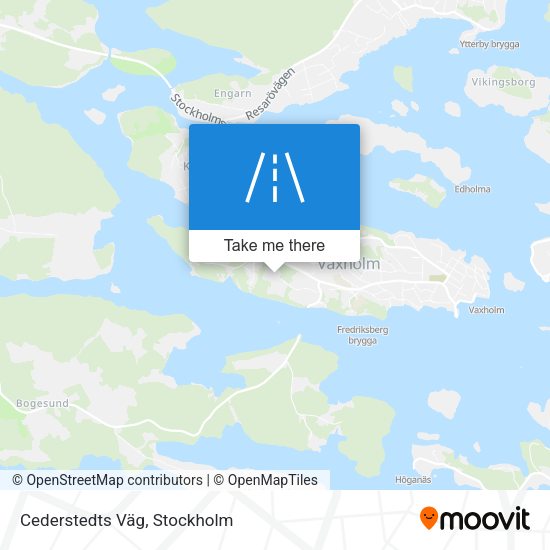 Cederstedts Väg map