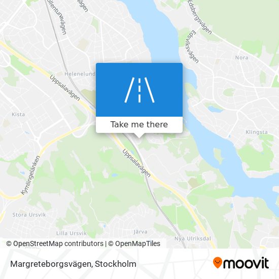 Margreteborgsvägen map