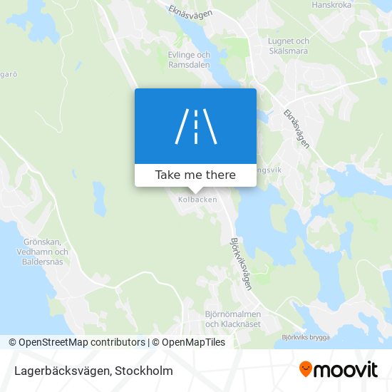 Lagerbäcksvägen map