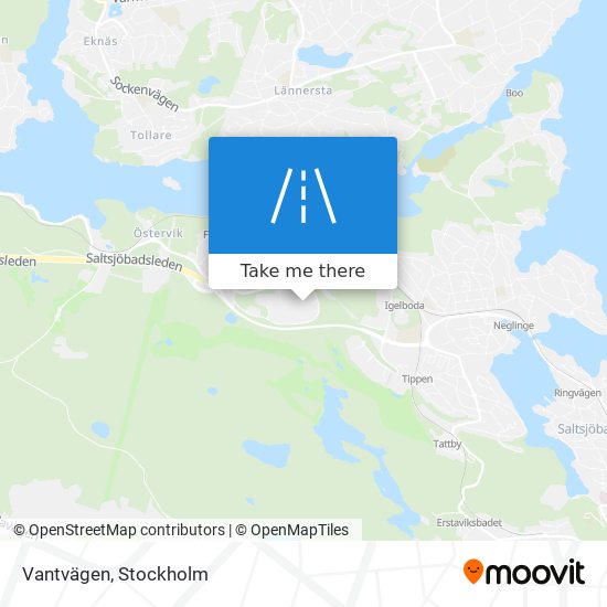 Vantvägen map