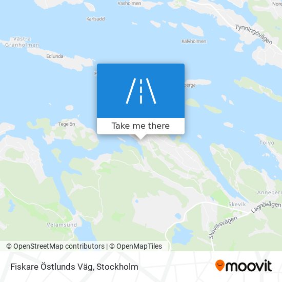 Fiskare Östlunds Väg map