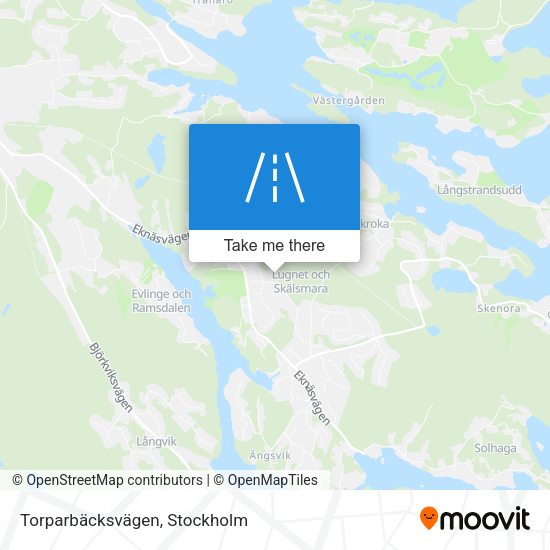 Torparbäcksvägen map