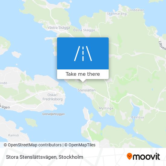 Stora Stenslättsvägen map