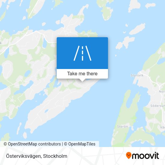 Österviksvägen map