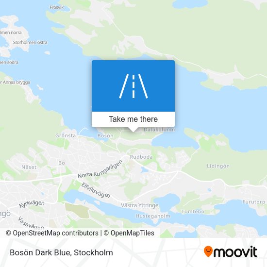 Bosön Dark Blue map