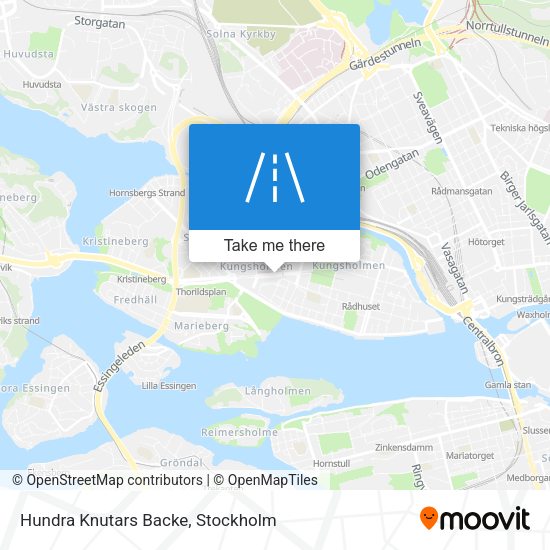Hundra Knutars Backe map