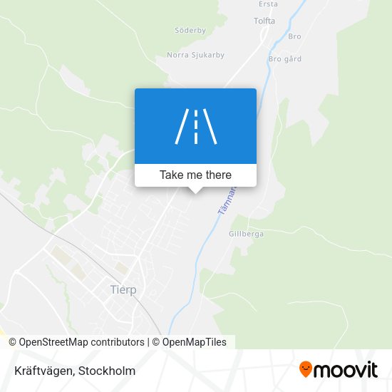 Kräftvägen map
