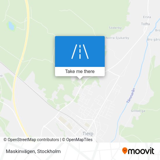 Maskinvägen map