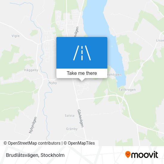 Brudlåtsvägen map