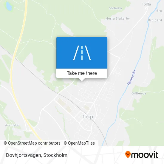 Dovhjortsvägen map