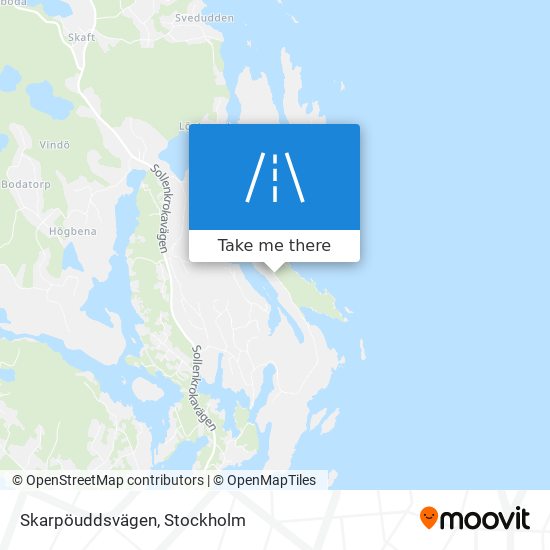 Skarpöuddsvägen map
