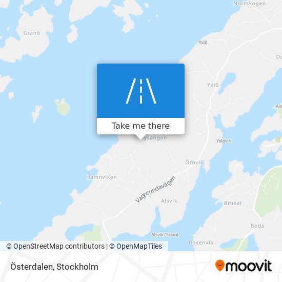 Österdalen map