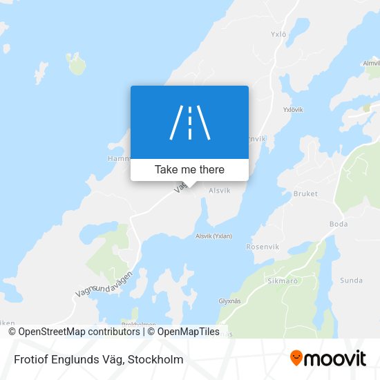 Frotiof Englunds Väg map