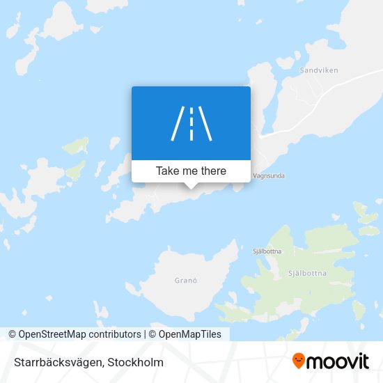 Starrbäcksvägen map