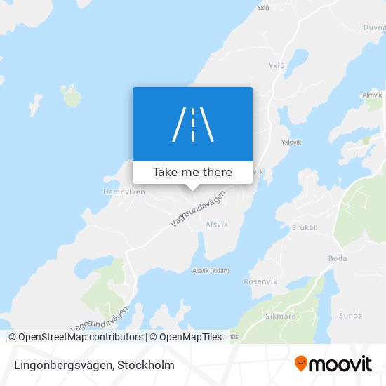 Lingonbergsvägen map